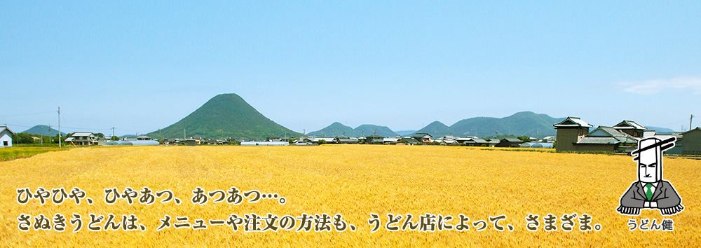 ひやひや、ひやあつ、あつあつ…。さぬきうどんは、メニューや注文の方法も、うどん店によって、さまざま。